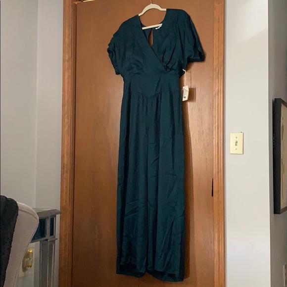 Tularosa Whitley Jumpsuit in Teal - Picture 3 of 7